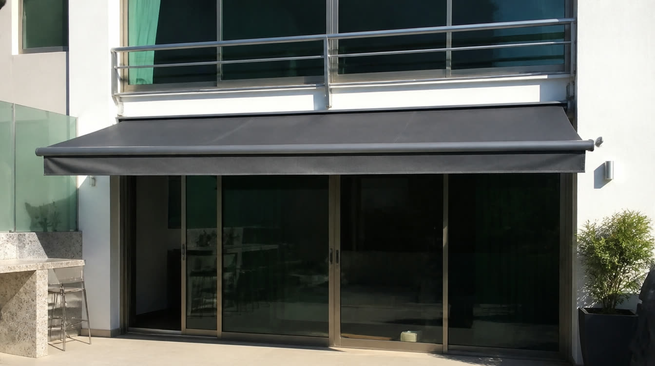 Toldo motorizado instalado por nuestra empresa de toldos en Alicante